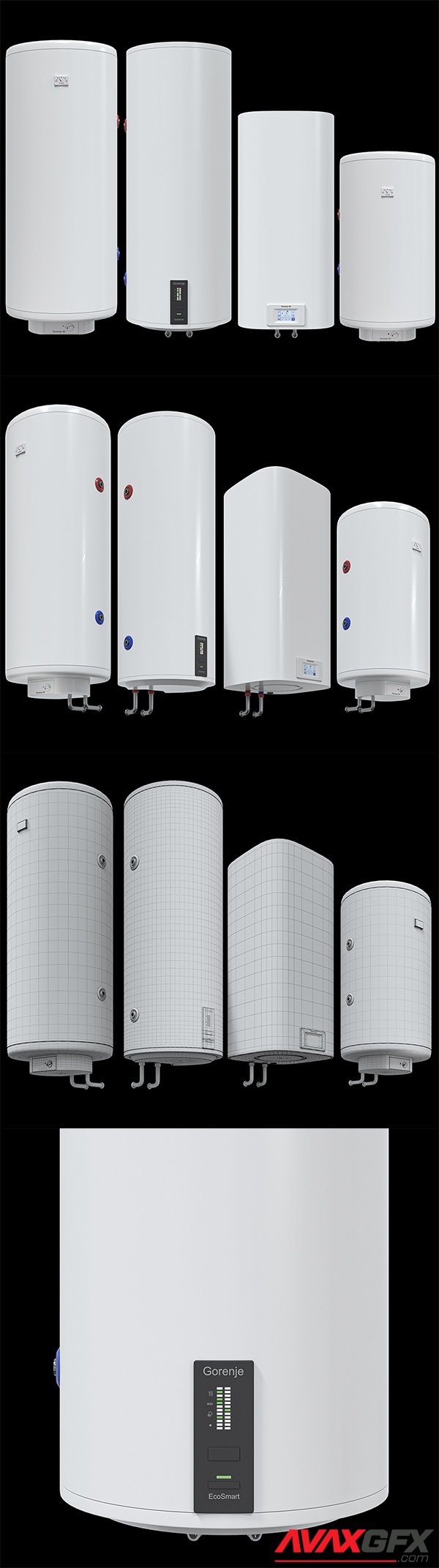 Water Heater Gorenje – 3D Model