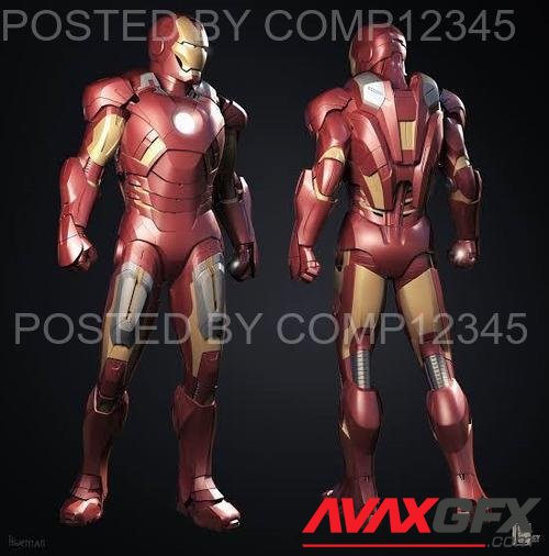 Iron Man Mark 7 Johan Version 3D Print