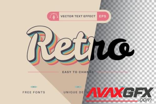 Simple Retro - Editable Text Effect - 16513895