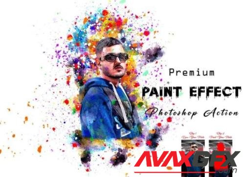 Premium Paint Effect PS Action - 16520763