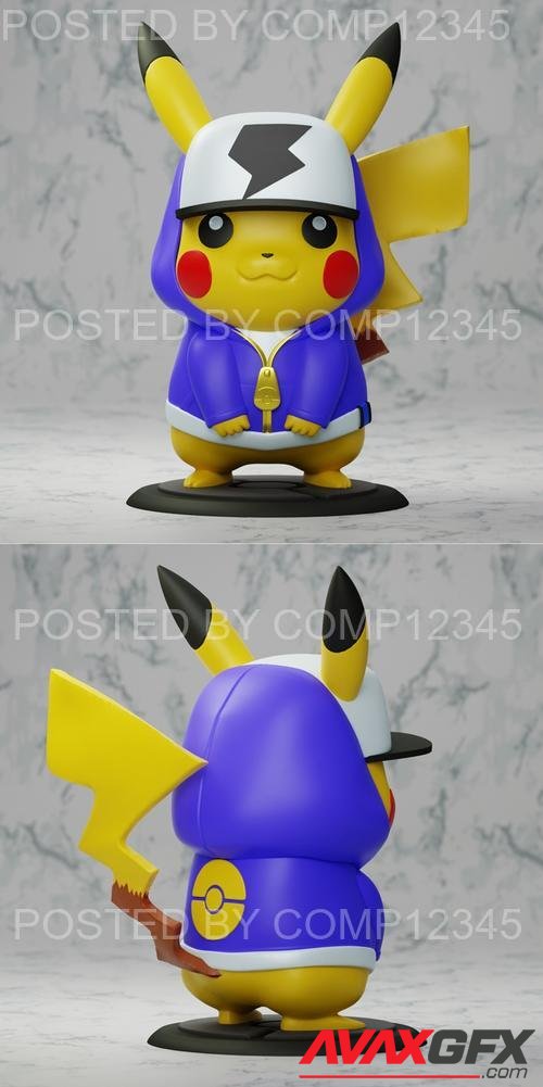 Pikachu Hiphop stardemy2.0 3D Print