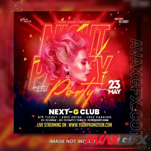 PSD night club flyer vol 2