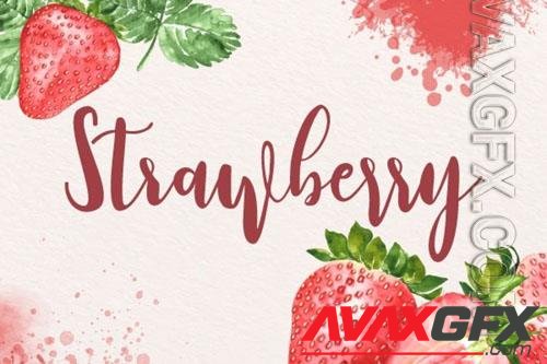 Strawberry font