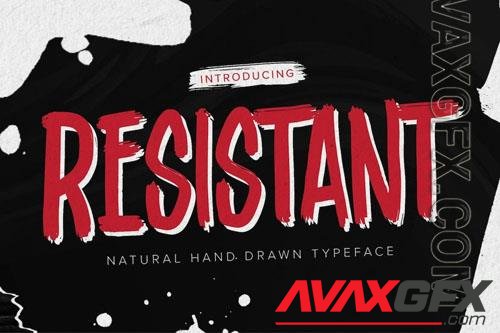 Resistant font