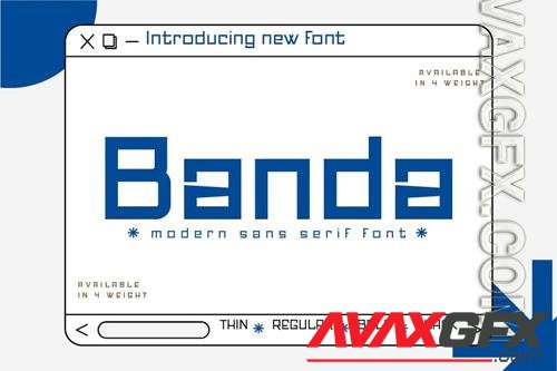 Banda font