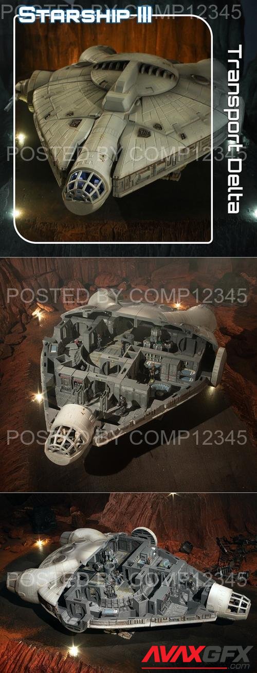 Starship III Core Pledge By AiR 3D Print