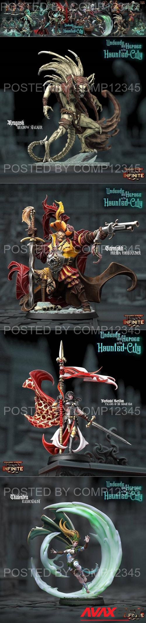Heroes Infinite - Undeads and Heroes of the Haunted City May 2023 3D Print