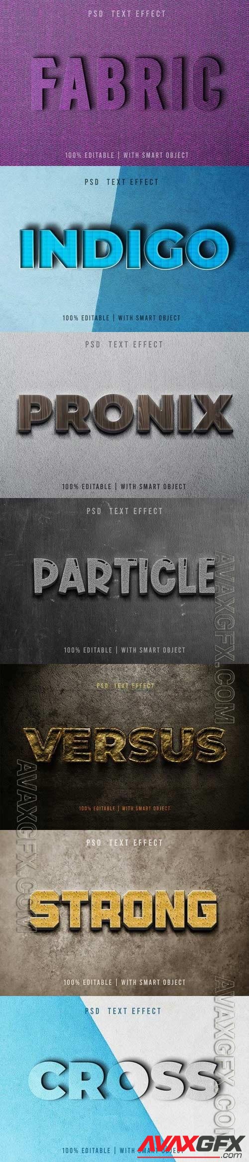 Psd style text effect editable set vol 408