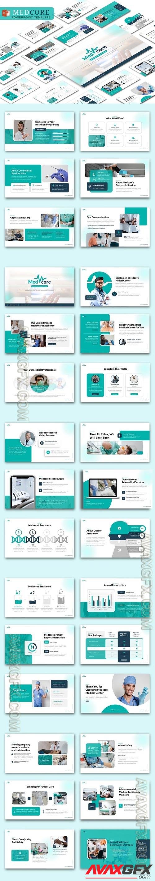 Medcore - Medical Centre PowerPoint Template