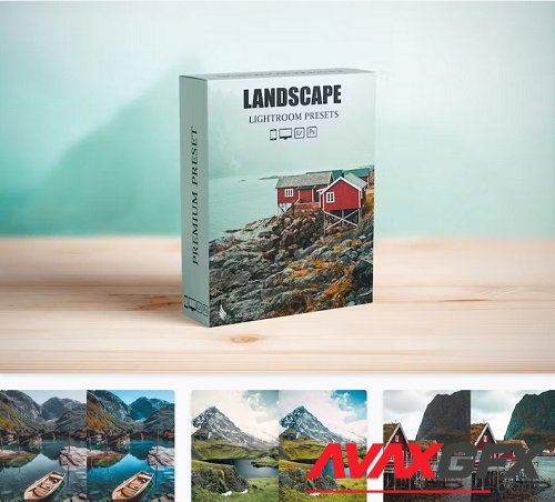 Cinematic Landscape Lightroom Presets Pack - 38262016