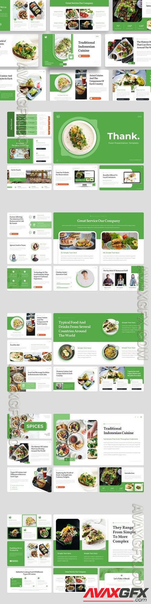 Spices - Food PowerPoint Template