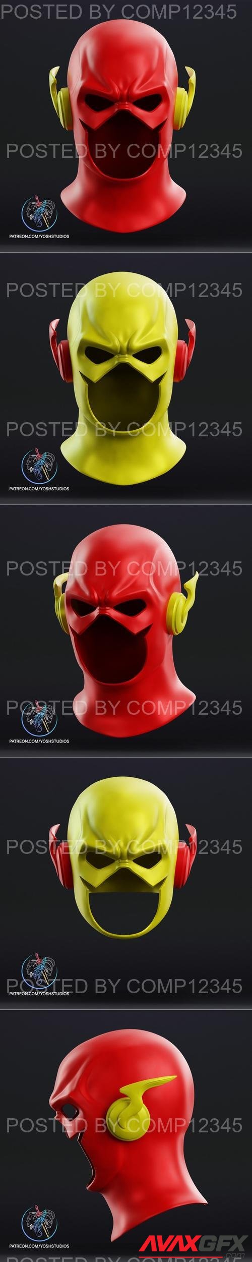 Yosh Studios - Classic Flash Mask 3D Print