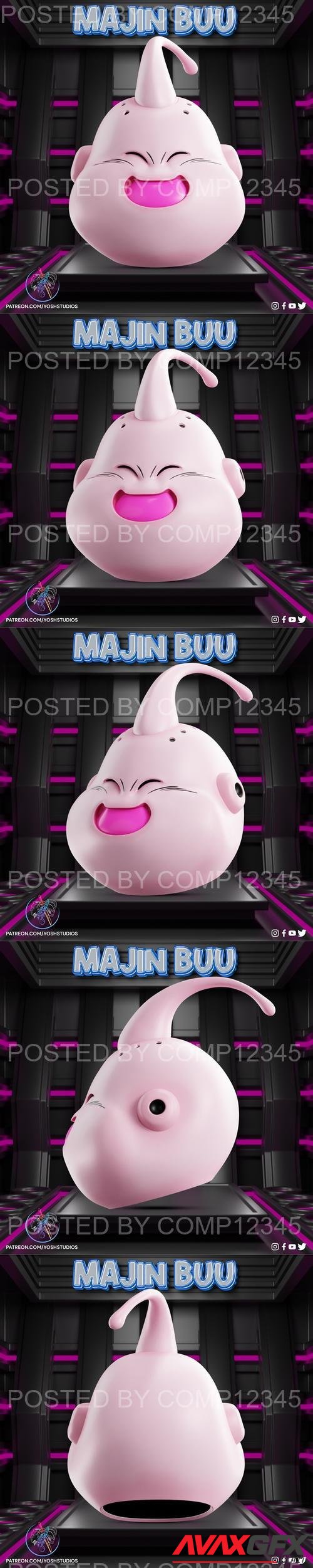 Fat Majin Buu Mask 3D Print