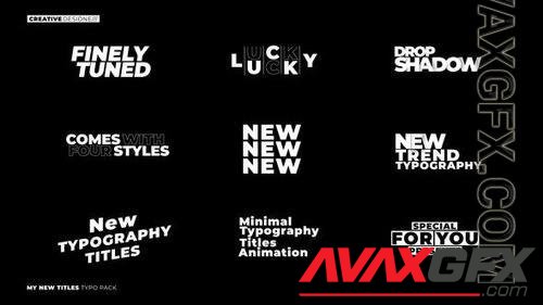 Typography Titles 1.0 | After Effects 45779422 [Videohive]