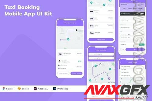 Taxi Booking Mobile App UI Kit