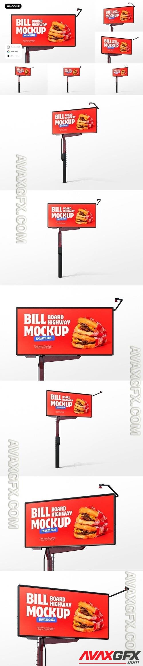 Digital Highway Billboard Mockup