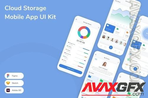 Cloud Storage Mobile App UI Kit
