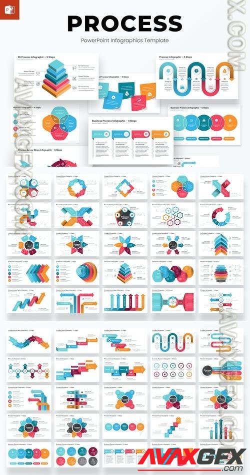 Process Infographics PowerPoint Template