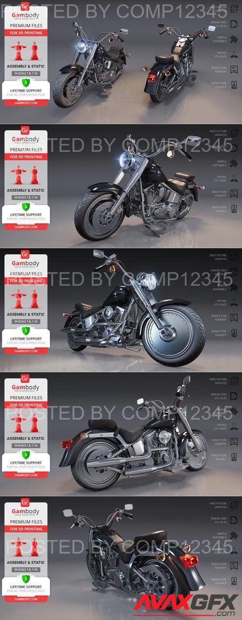 Gambody - Harley-Davidson Fat Boy 3D Print