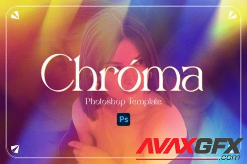 Chromatic Effect Photoshop Template - 16533000