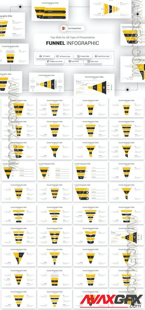 Funnel Infographic PowerPoint Template