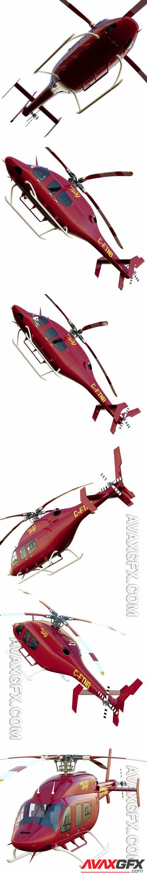 The Bell 429 EMS - 3d model