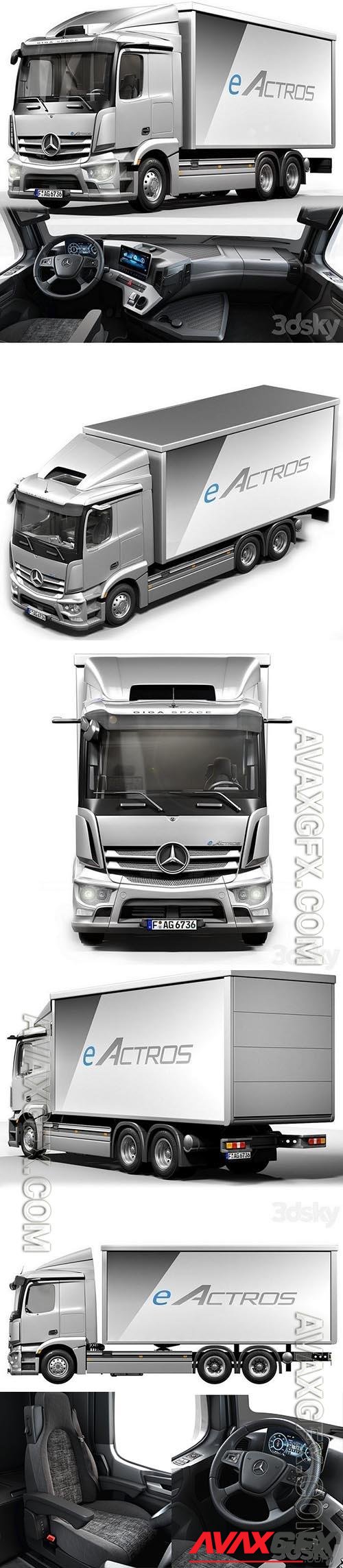 Mercedes Benz eACTROS - 3d model