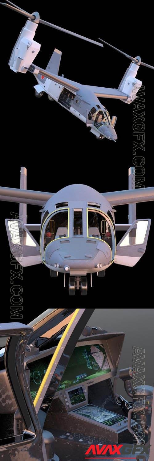 BELL V-280 VALOR Japan Version - 3d model