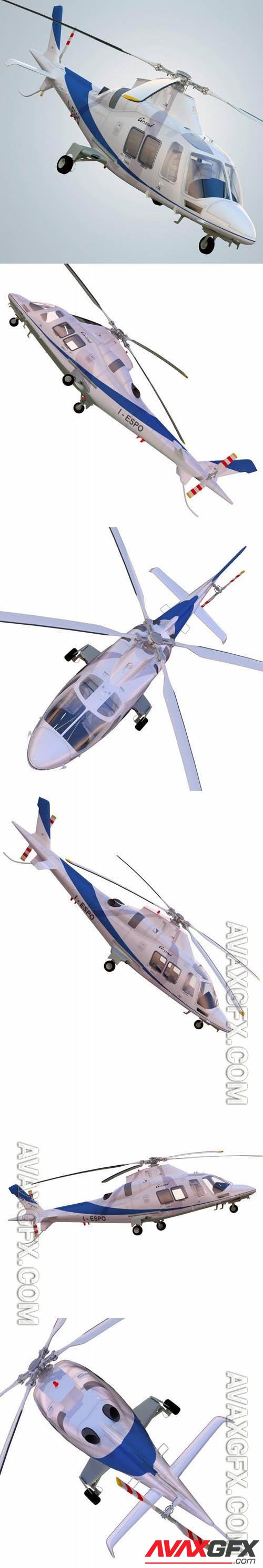 AgustaWestland GrandNew helicopter - 3d model