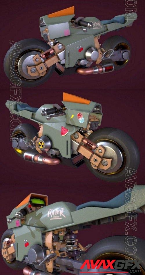 Cyber Bike - 3d model