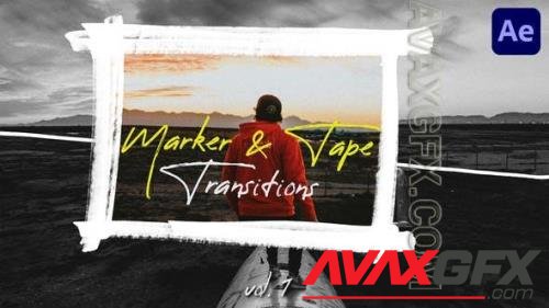 Marker & Tape Transitions Vol. 1 45845001 [Videohive]