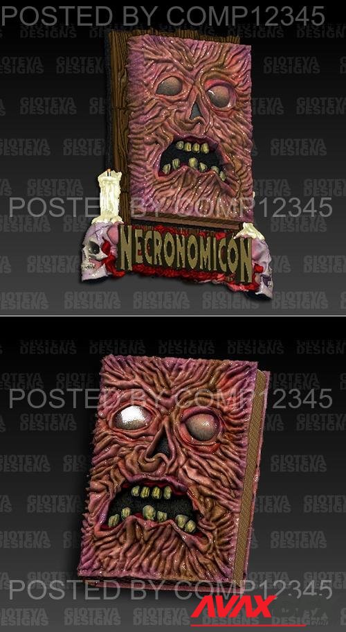Necronomicon - Book of the Dead 3D Print