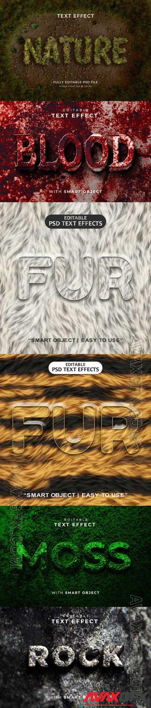 Psd style text effect editable set vol 463