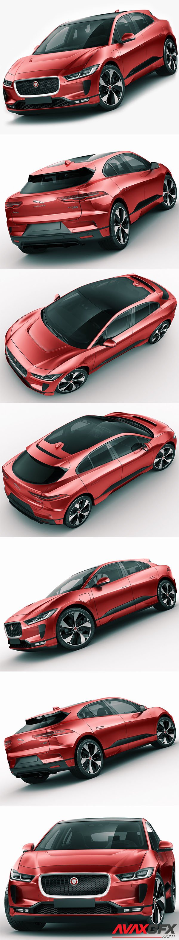 Jaguar I-Pace 2019 3D Model