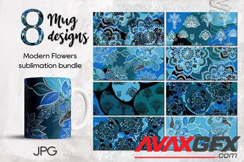 Blue paisley & boho style design