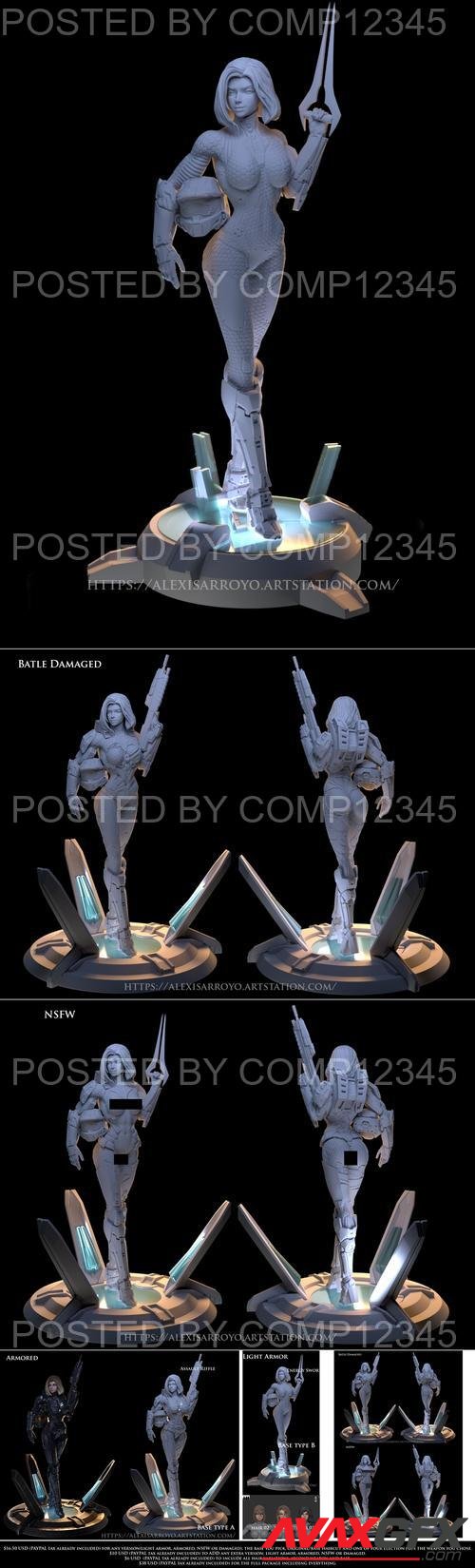 Alexis Arroyo - Female Master Chief All 3D Print