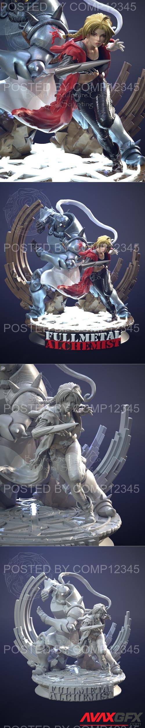 Eduard Elric v1 - Fullmetal Alchemist 3D Print