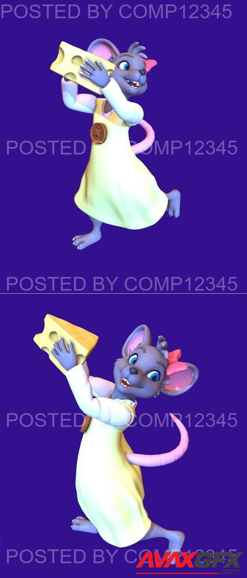 Mipsy the mouse 3D Print