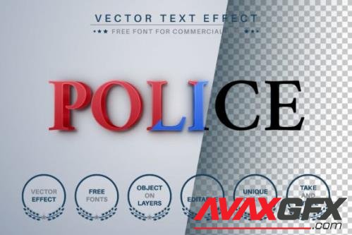 Police - Editable Text Effect - 16536899