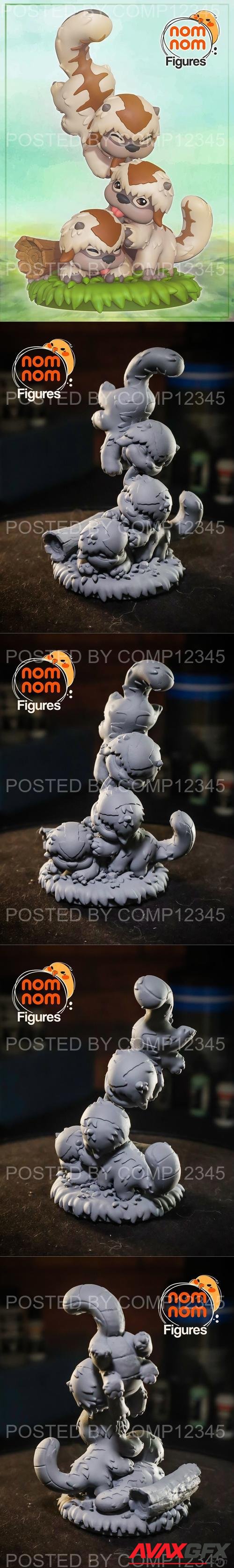 Nomnom Figures - Chibi Baby Skybison - Avatar 3D Print