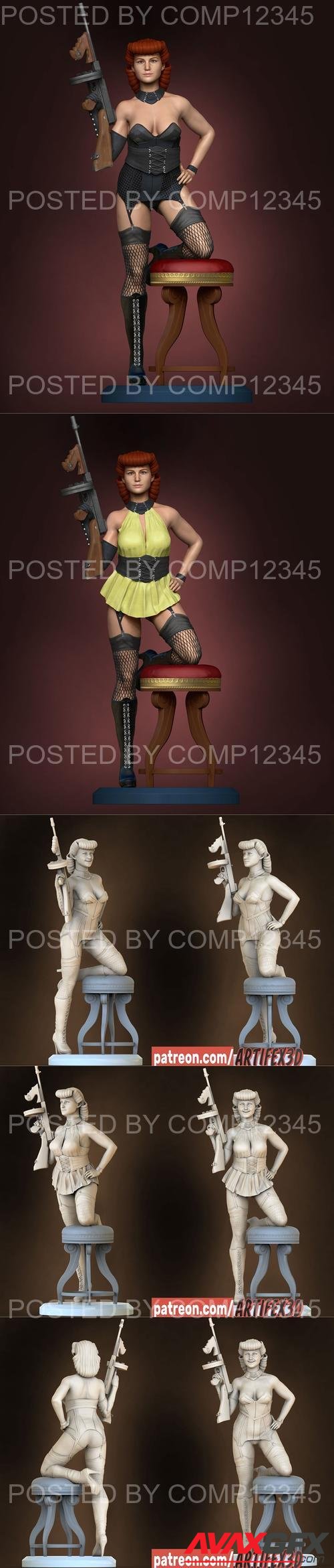 Sally Jupiter Watchmen 3D Print