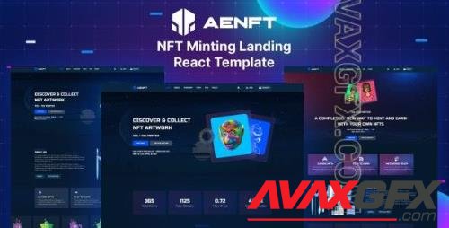 Aenft - NFT Minting or Collection React Template 44715896