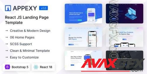 Appexy - React Landing Page Template 43938725