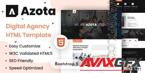 Digital Agency HTML Template - Azota 45190431