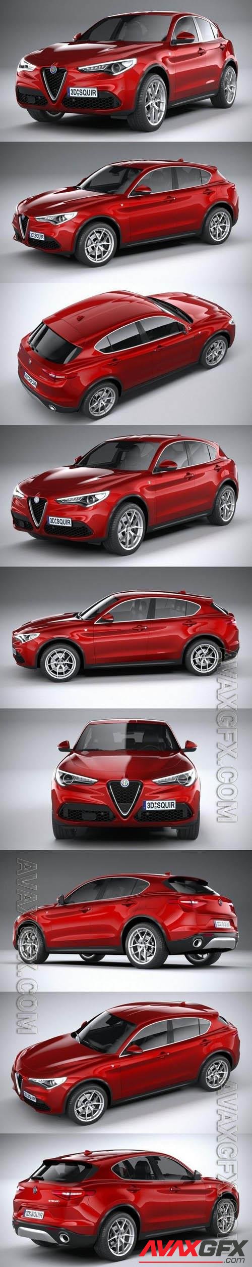 Alfa Romeo Stelvio Ti 2020 - 3d model