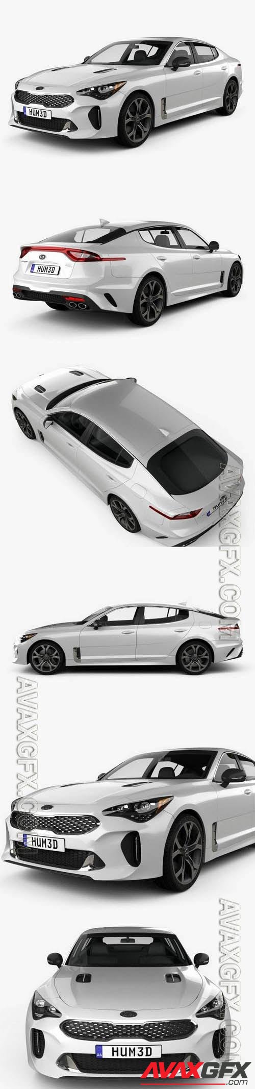 Kia Stinger GT 2020 - 3d model