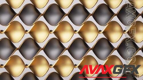 MA - 3D Black And Gold Pattern Background 1557278