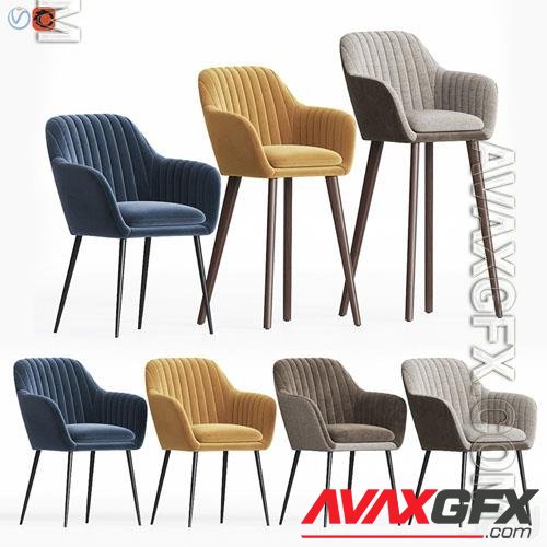 Deephouse Lausanne Chair Set - 3d model