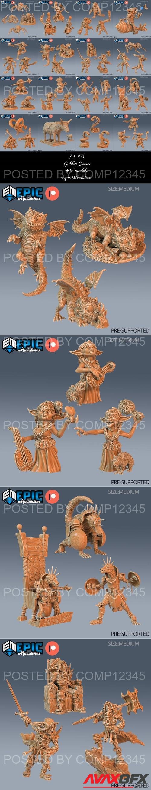 Epic Miniatures - Goblin Caves 3D Print