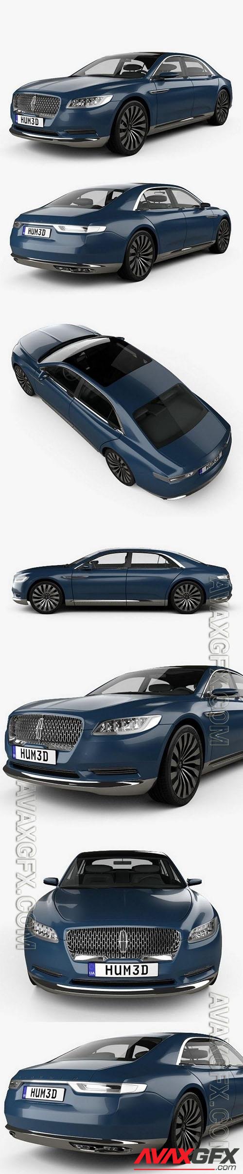 Lincoln Continental concept 2017 - 3d model